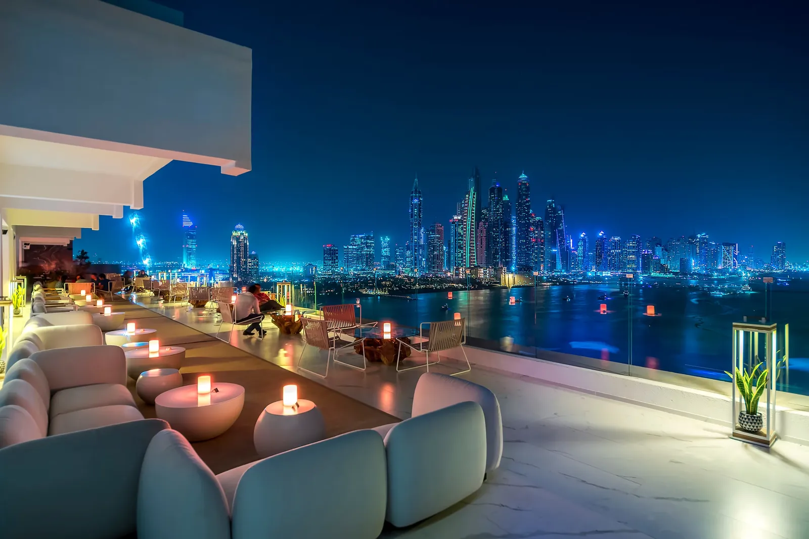 Abendliche Aussicht über Dubai