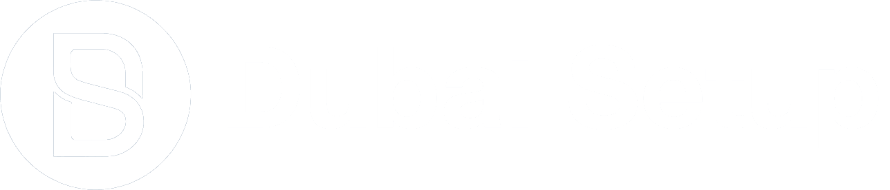 dubai setup logo new helvetica