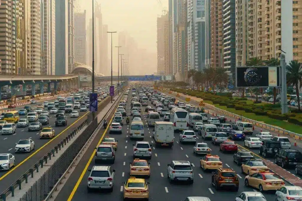 dubai traffic