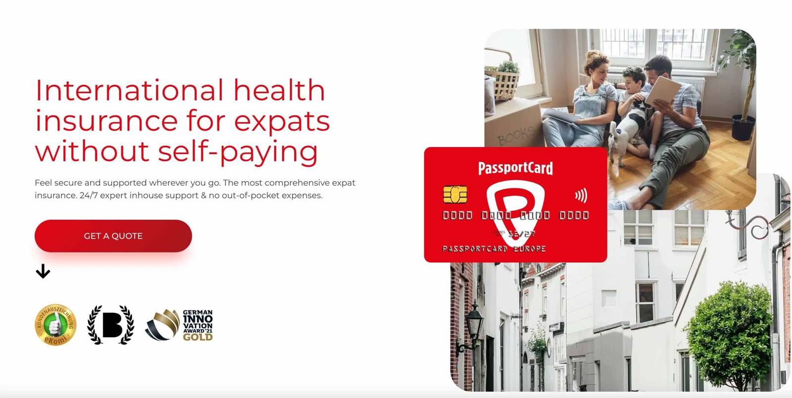 passport card insurance home