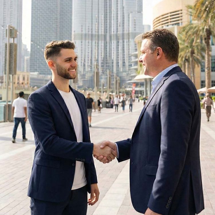 ck business handshake dubai